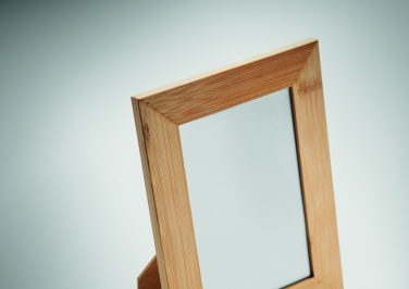 Logo trade promotional item photo of: Bamboo photo frame